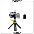 Deity Microphones Pocket Wireless Digital Microphone Mobile Kit with Tripod & Smartphone Clamp (2.4 GHz, Black)
